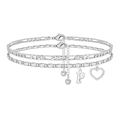 Purpose-Built 14k-Gold Plated-Double-Layer 26-Letter-Tone Chain