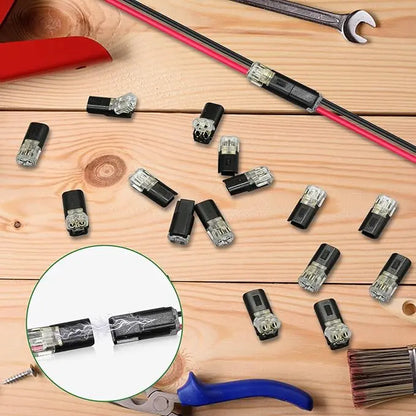 2-Pin Double-Wire Plug-In Connectors for LED Light Strips