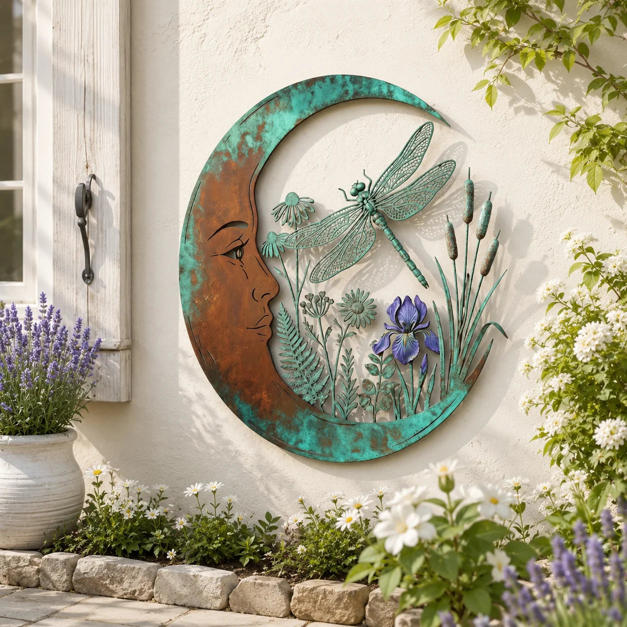 Purpose-Built Dragonfly Moon Wall Decor for Everyday Use