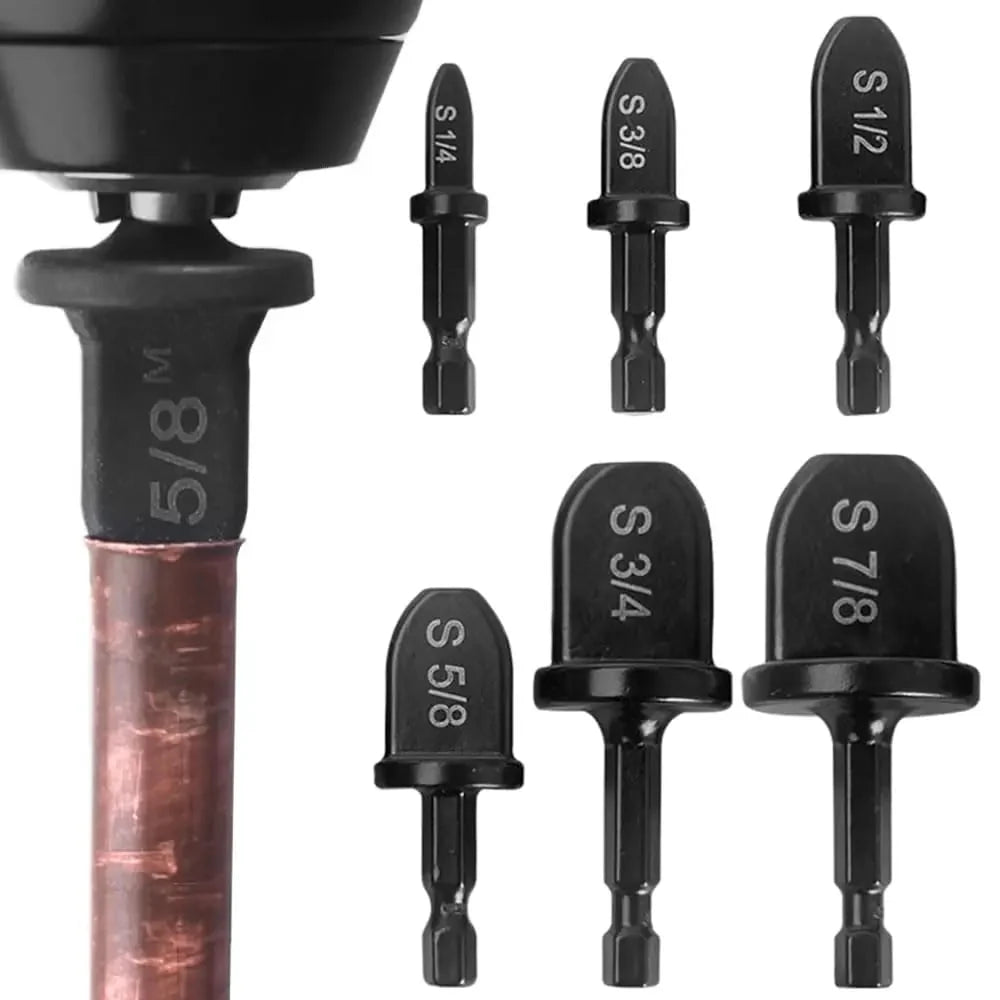 Vehicle-Ready HVAC Copper Pipe Swaging Tool Set – Drill Bit Expander