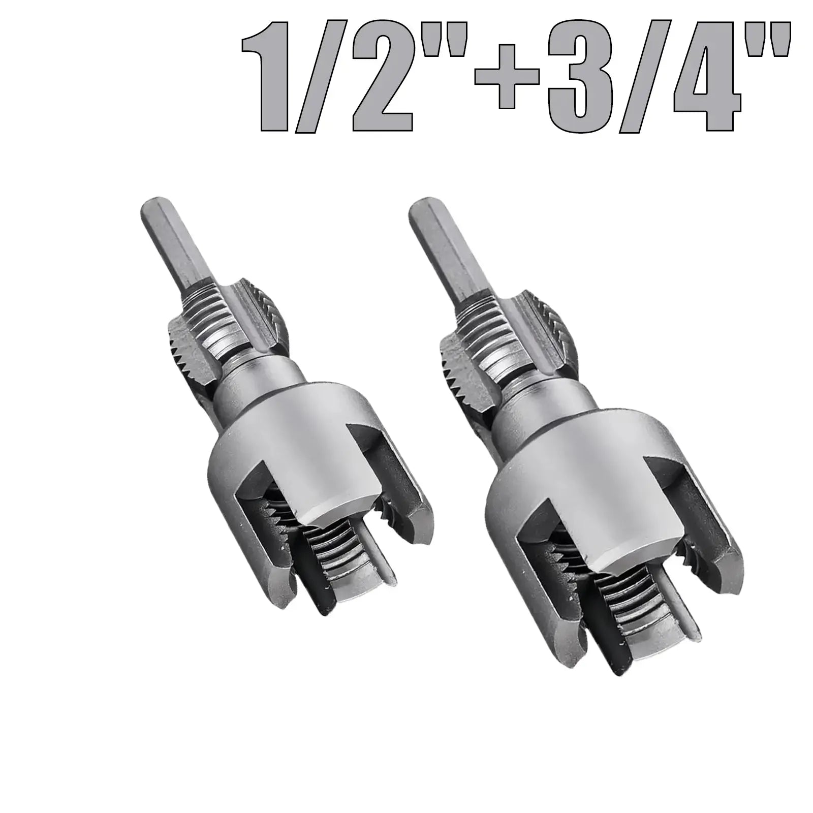 Purpose-Built Drill-Powered Pipe Thread Cutting Bit – Internal &