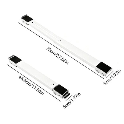 Purpose-Built 2-Pack Telescopic Appliance Dolly, Lockable Wheels, 4cm