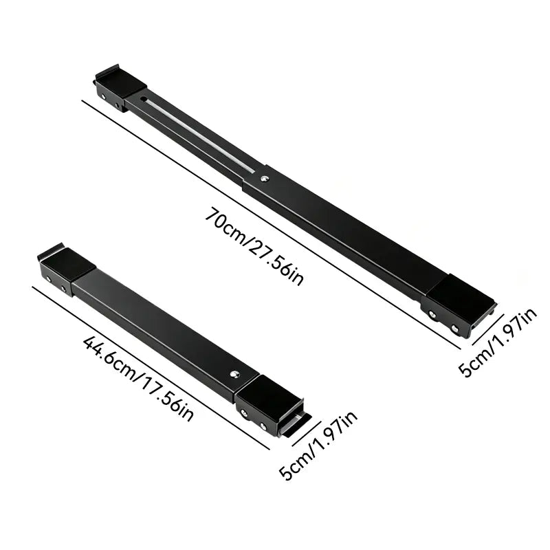 Purpose-Built 2-Pack Telescopic Appliance Dolly, Lockable Wheels, 4cm