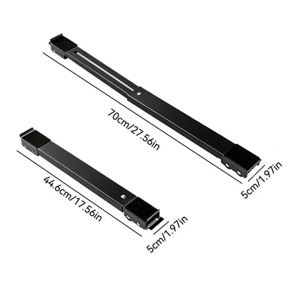 Purpose-Built 2-Pack Telescopic Appliance Dolly, Lockable Wheels, 4cm
