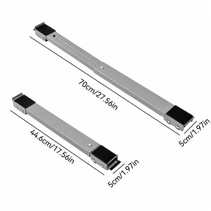 Purpose-Built 2-Pack Telescopic Appliance Dolly, Lockable Wheels, 4cm