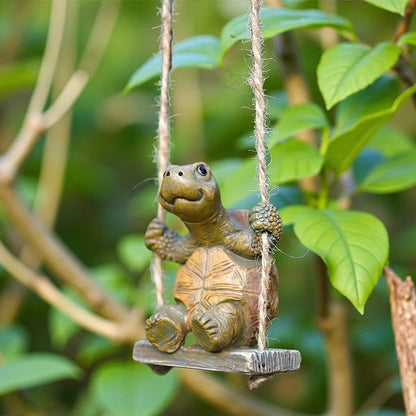 Purpose-Built Whimsical Turtle Swing Decor for Everyday Use