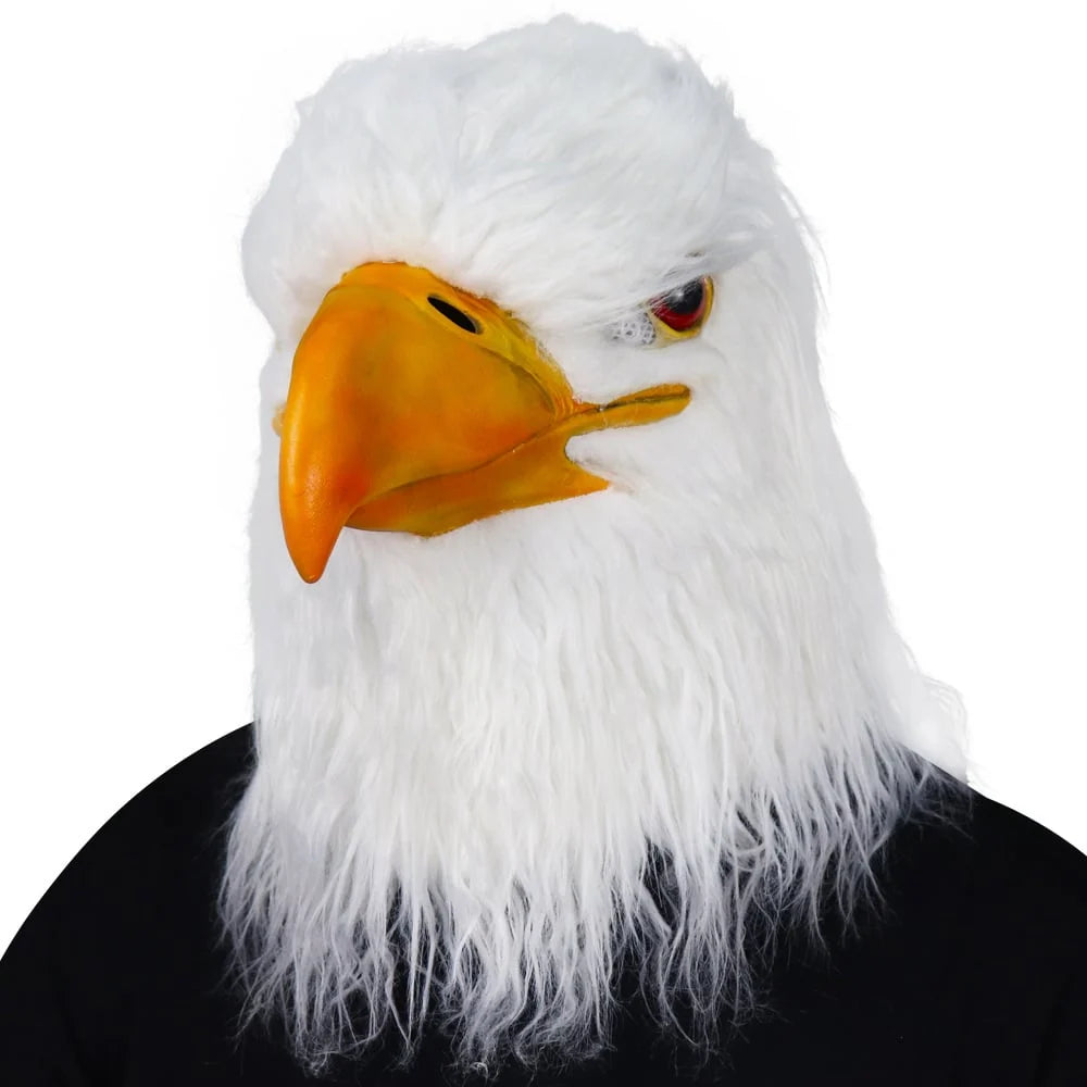Realistic Eagle Latex Mask for Adult Halloween Costumes and Parties