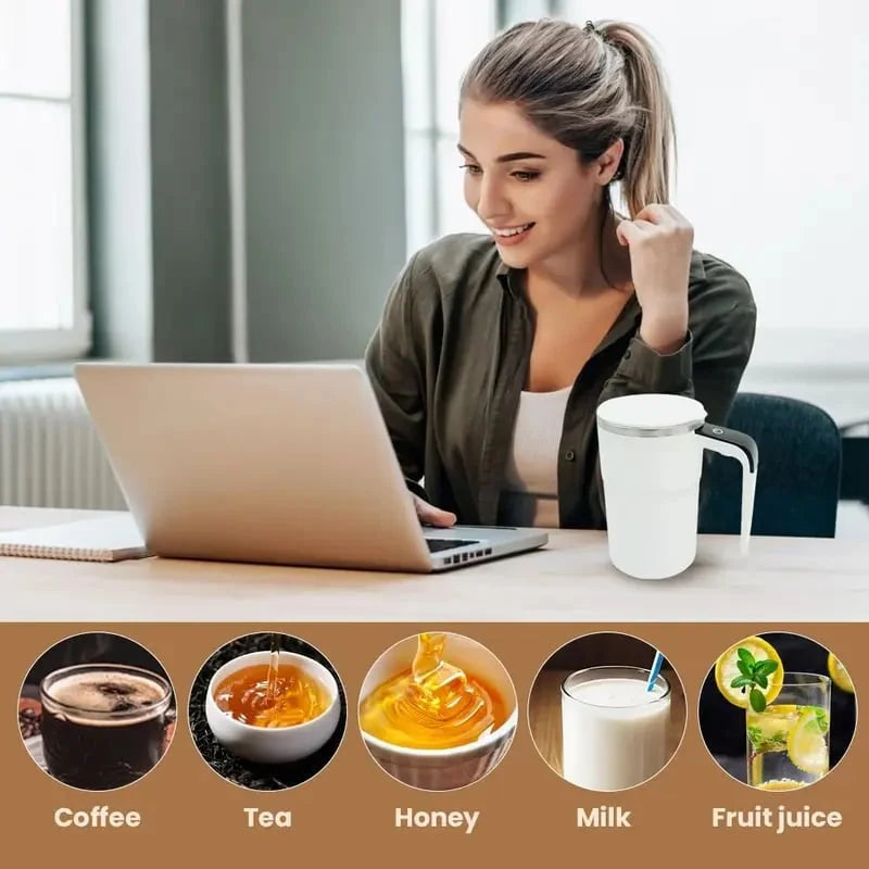 Purpose-Built Electric coffee mug with a built-in LCD thermometer