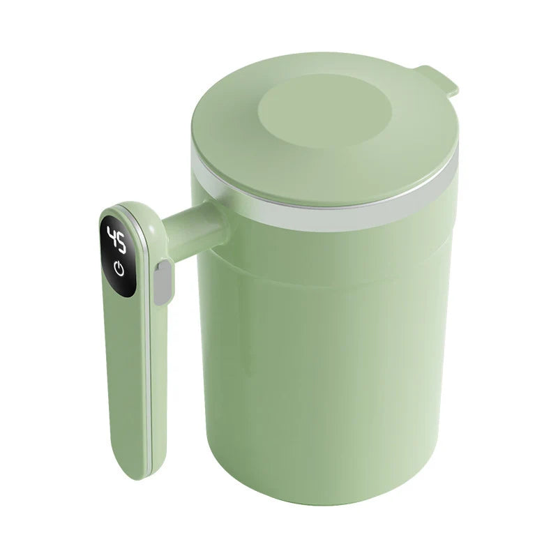 Purpose-Built Electric coffee mug with a built-in LCD thermometer