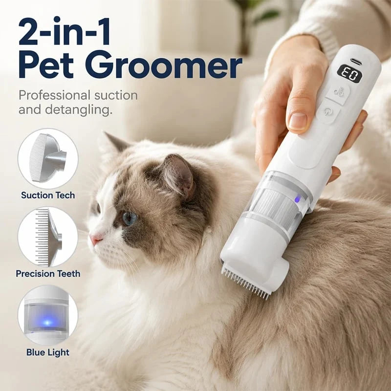 Pet-Friendly Electric Pet Flea Remover and Detangling