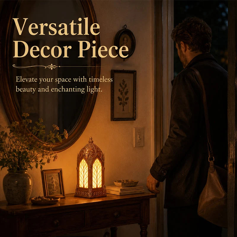 Decorative Elf Sanctuary Lamp – Warm Fantasy Table Lamp for Bedrooms