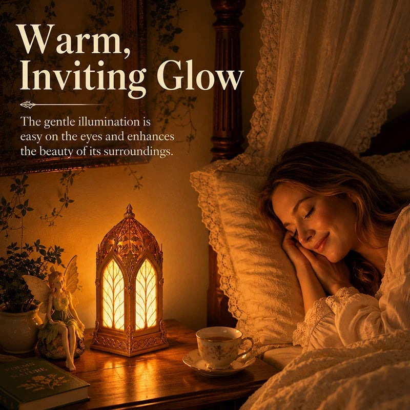 Decorative Elf Sanctuary Lamp – Warm Fantasy Table Lamp for Bedrooms