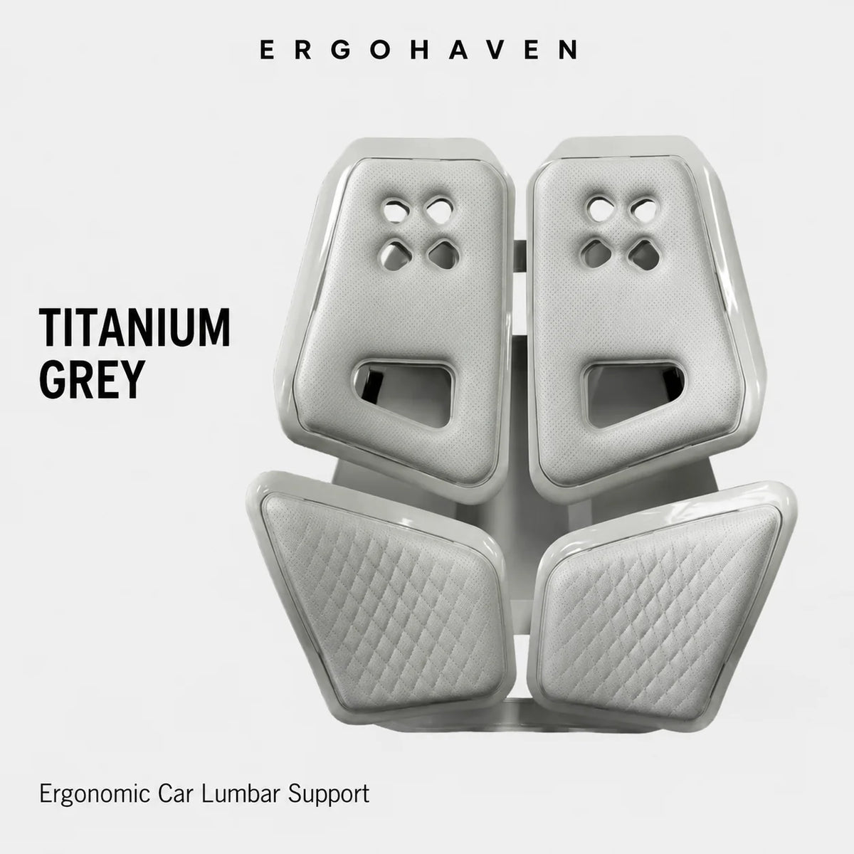 Vehicle-Ready ErgoHaven 4-Zone Car Lumbar Support for Garage Use