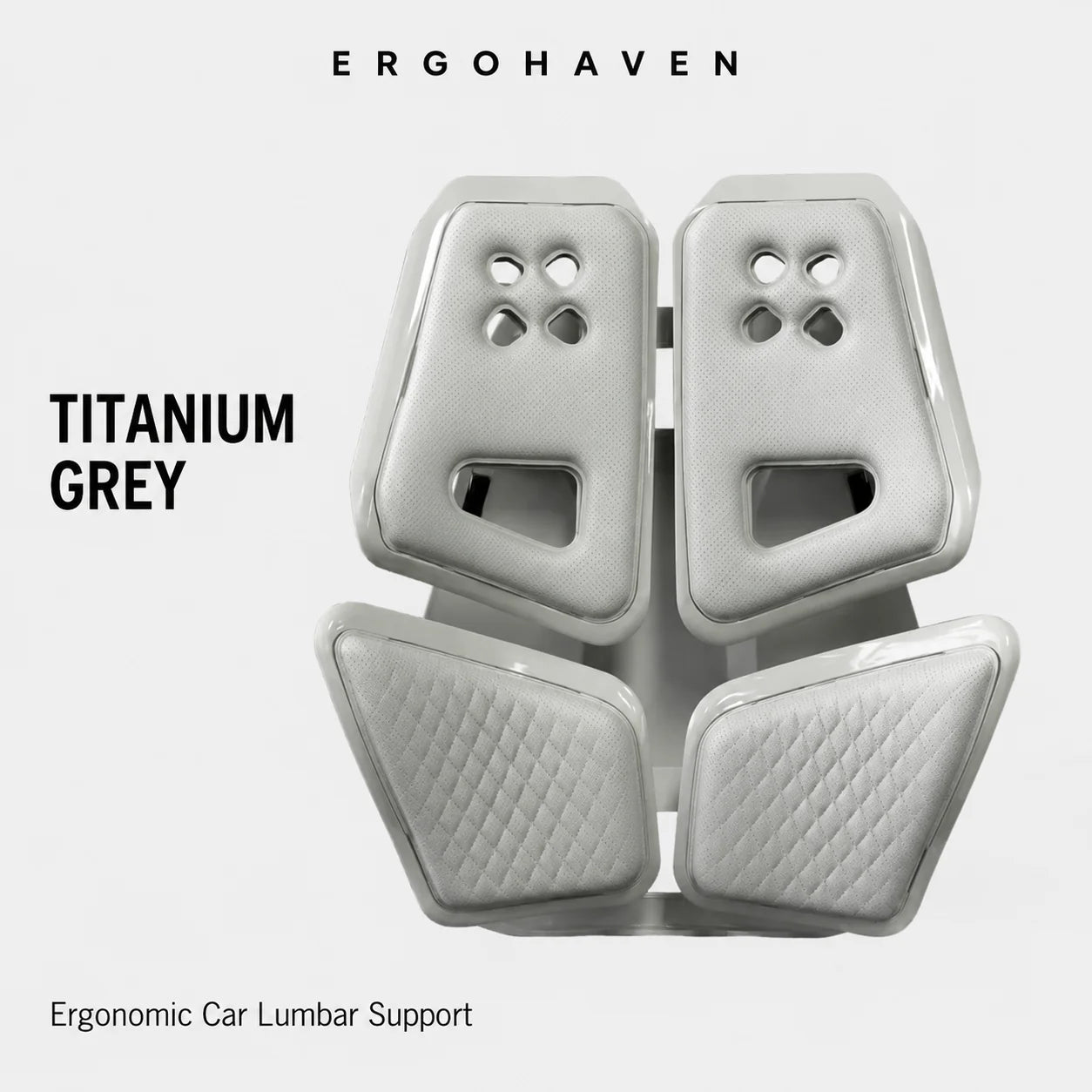 Vehicle-Ready ErgoHaven 4-Zone Car Lumbar Support for Garage Use