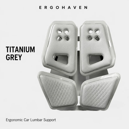 Vehicle-Ready ErgoHaven 4-Zone Car Lumbar Support for Garage Use