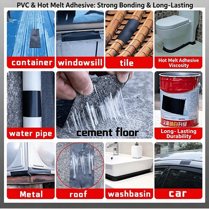 Purpose-Built Waterproof Repair – Self-Adhesive PVC Leak Sealing Tape
