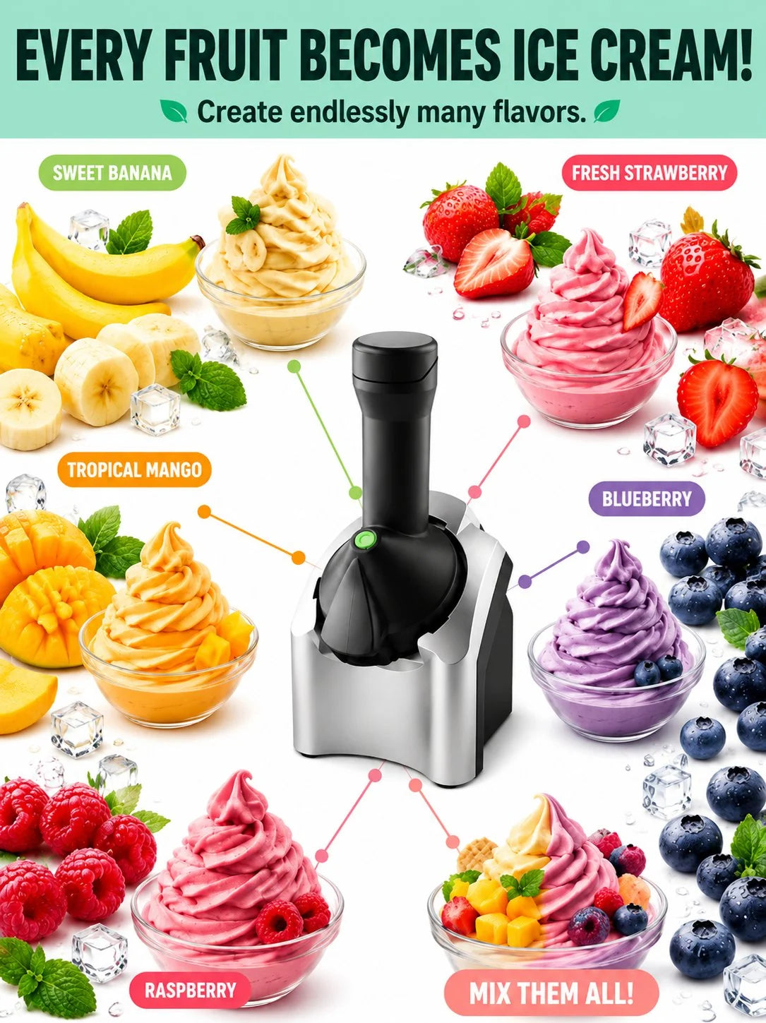 Purpose-Built Fully Automatic Ice Cream Maker, Homemade Ice Cream at