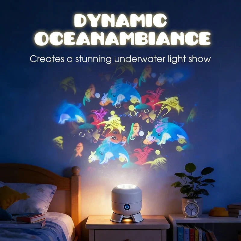 Decorative Rotating LED Ocean Light Projector for Focused Lighting