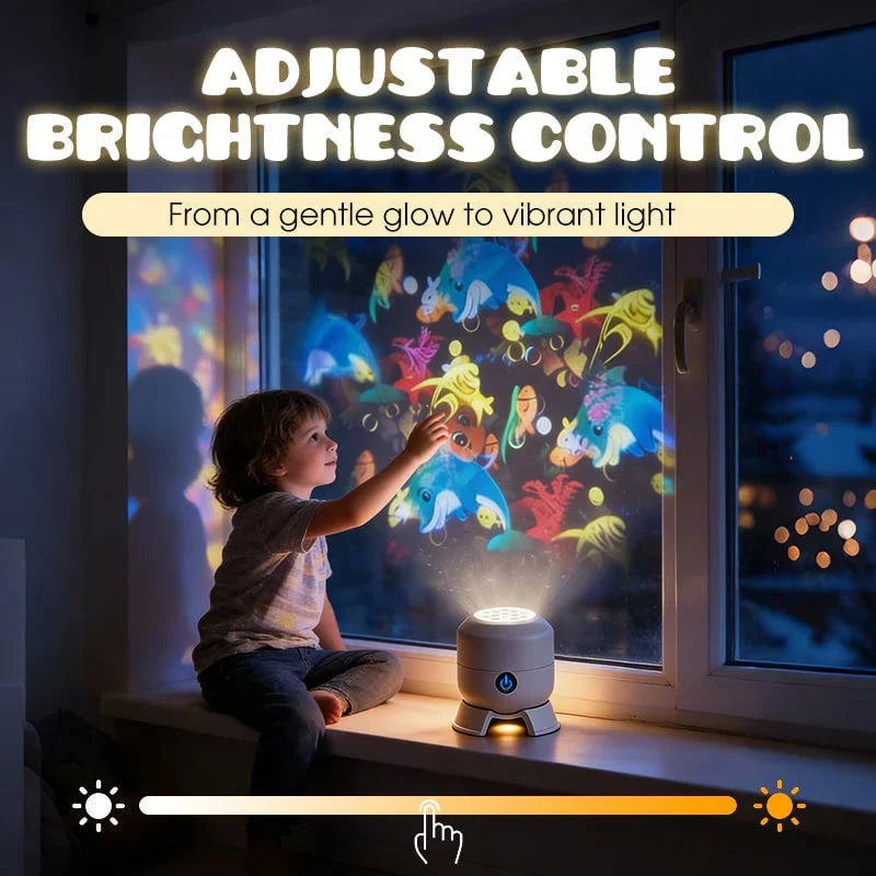 Decorative Rotating LED Ocean Light Projector for Focused Lighting