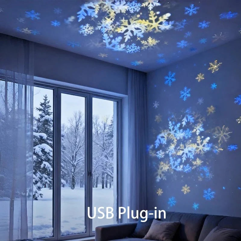 Decorative Rotating LED Ocean Light Projector for Focused Lighting