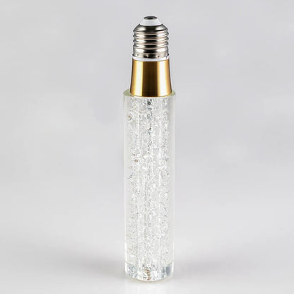 Crackle-Glass Edison Bulb with a Tubular LED Filament