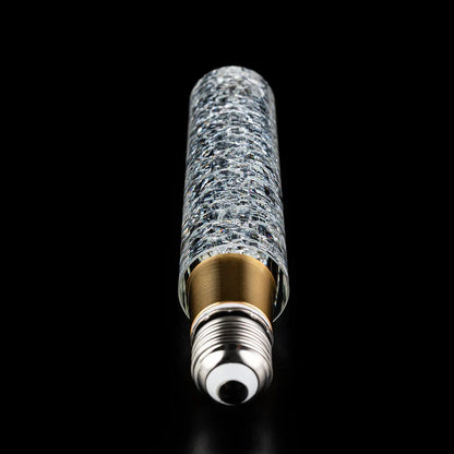 Crackle-Glass Edison Bulb with a Tubular LED Filament