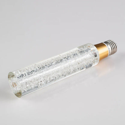 Crackle-Glass Edison Bulb with a Tubular LED Filament