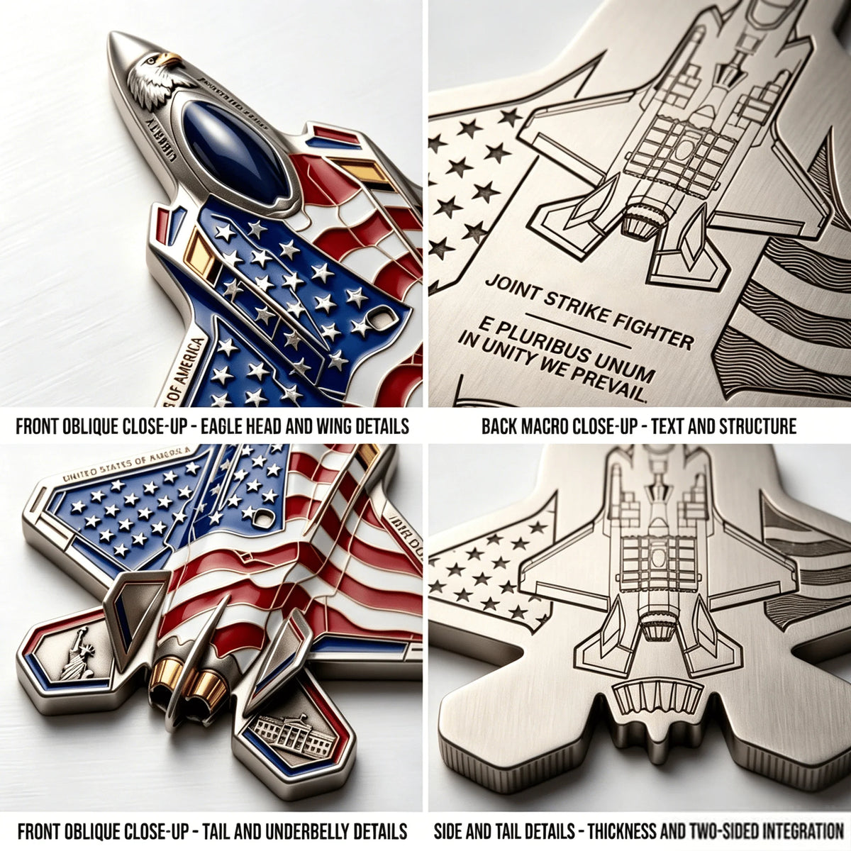 Metal Aviation Medallion Marking 35 Years of the F-35