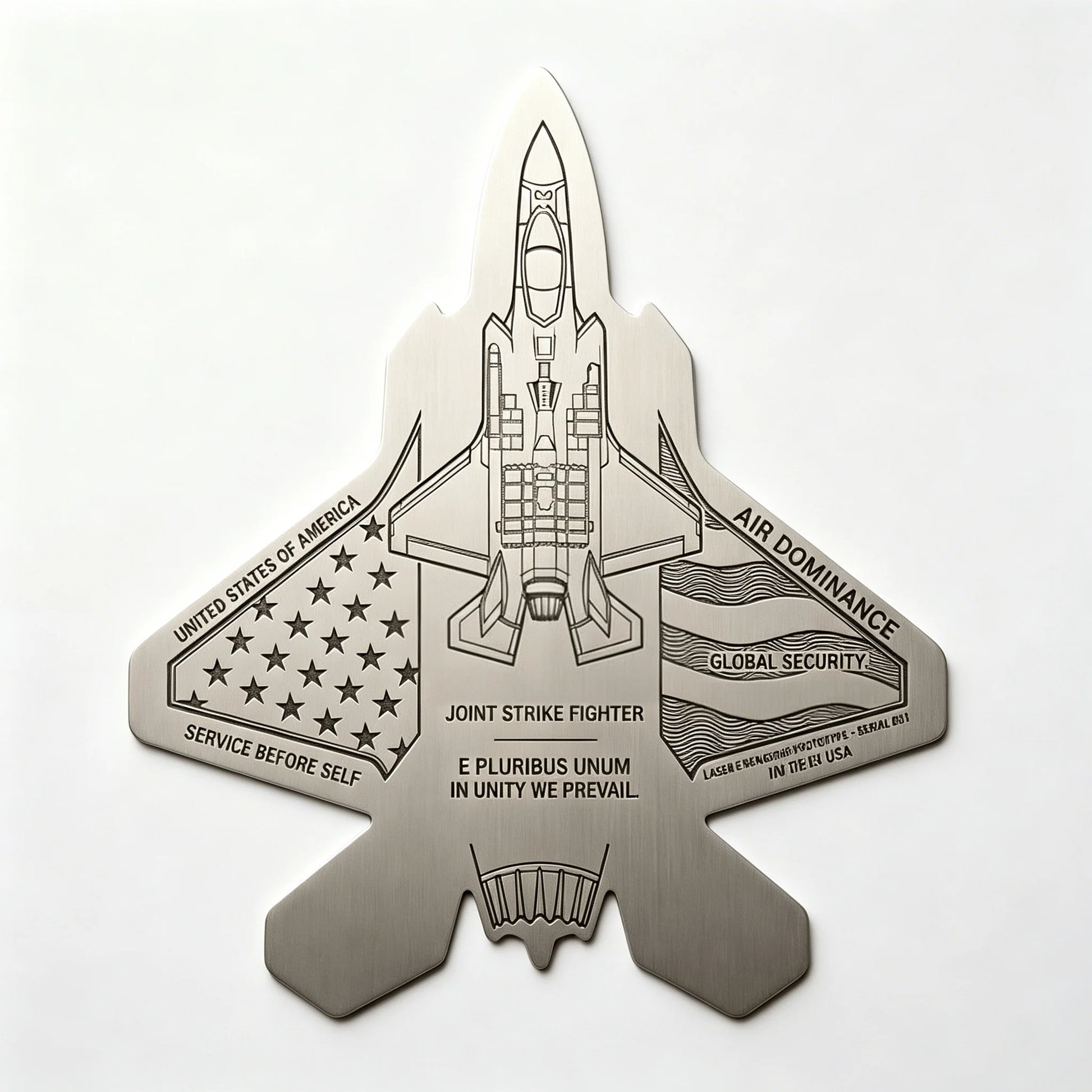 Metal Aviation Medallion Marking 35 Years of the F-35