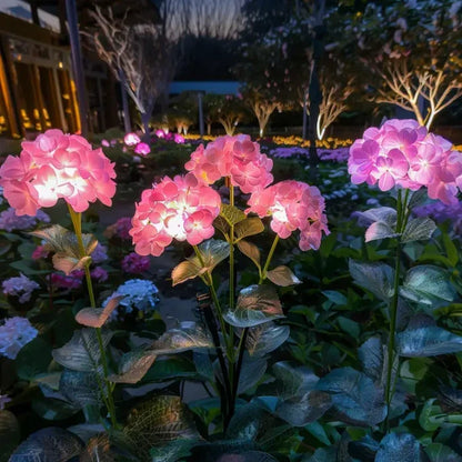 Fairy Hydrangea Flower Lights for Soft Garden Ambience