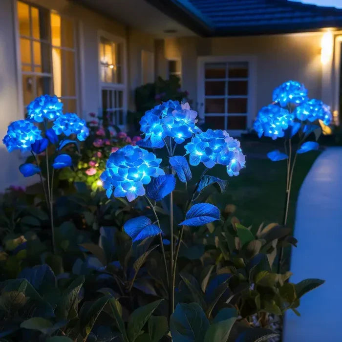 Fairy Hydrangea Flower Lights for Soft Garden Ambience