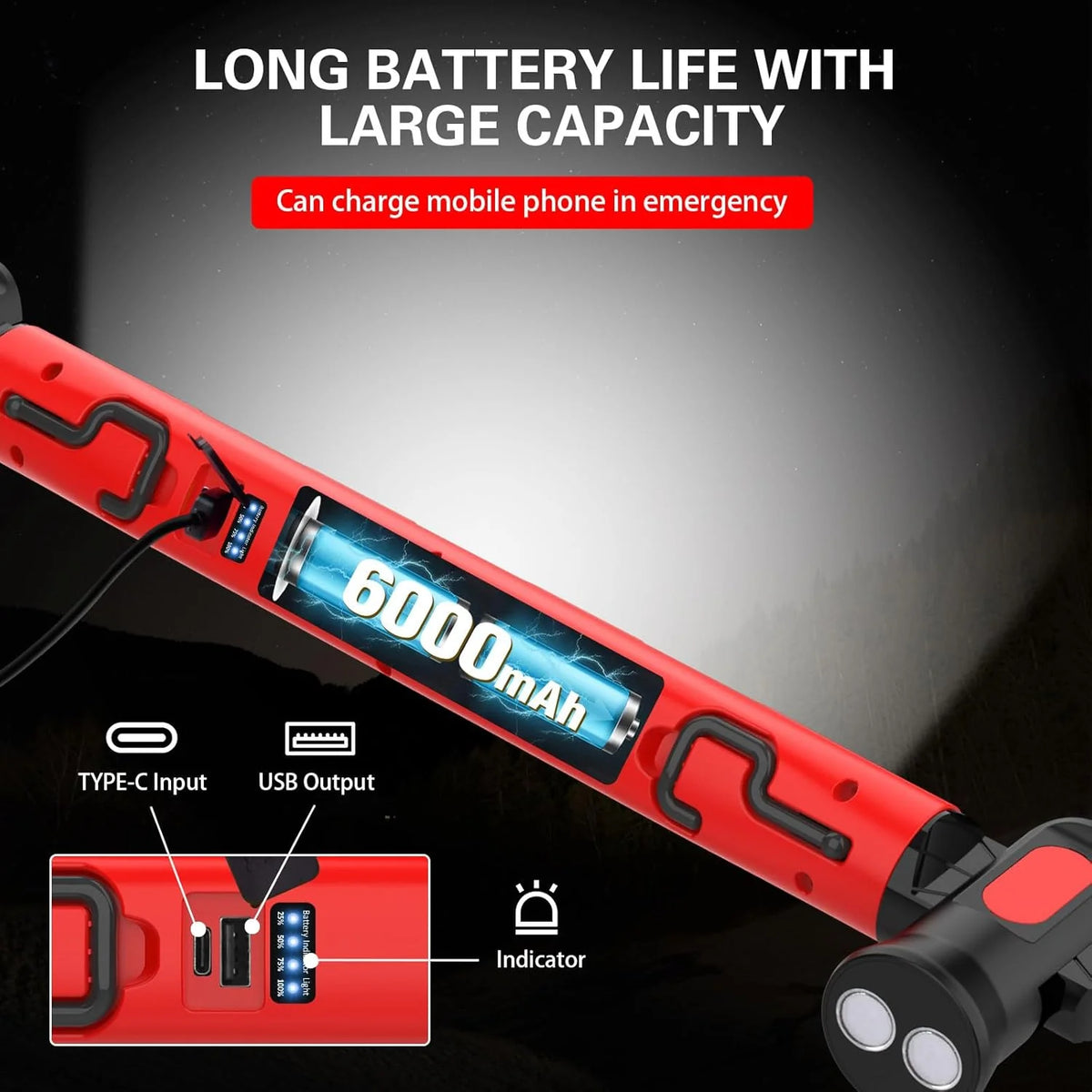Under-Hood LED Work Light Bar for Hands-Free Engine Repairs