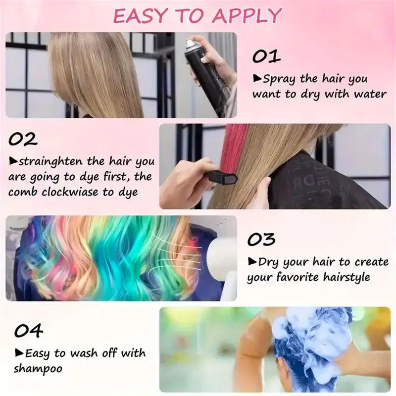 Hands-On Pre Festive Fun Hair Chalk Combs for Creative Play