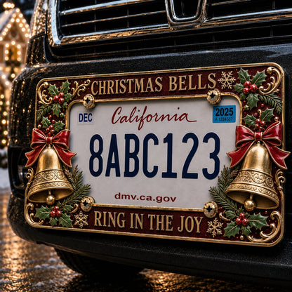 Purpose-Built License Plate Frame – Festive Style for Every