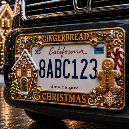 Purpose-Built License Plate Frame – Festive Style for Every