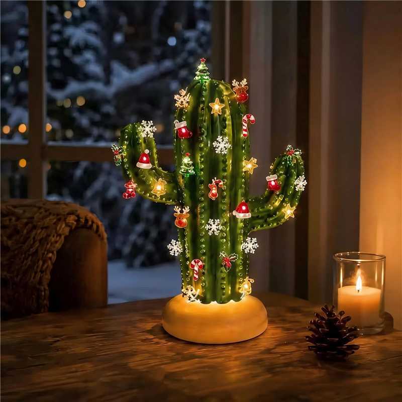 Decorative DIY Cactus Lamp – Endless Cozy Glow for Focused Lighting