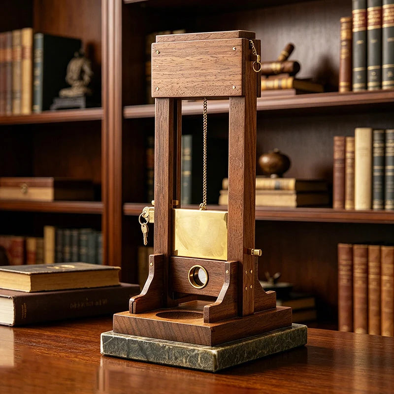Purpose-Built Luxury Desktop Cigar Cutter – Unique Guillotine Style