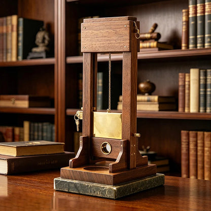 Purpose-Built Luxury Desktop Cigar Cutter – Unique Guillotine Style