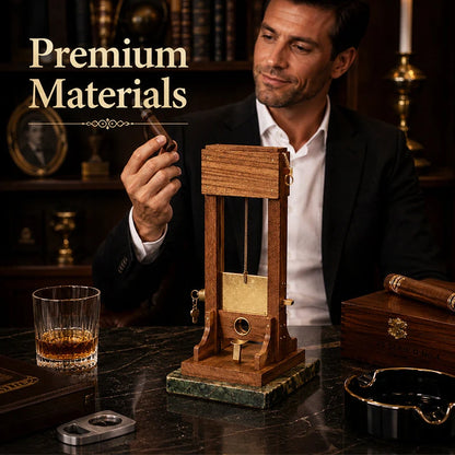 Purpose-Built Luxury Desktop Cigar Cutter – Unique Guillotine Style