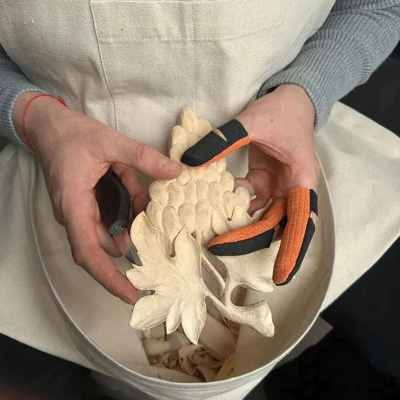 Flexible Finger Guard Sleeves for Carving, Sewing and DIY Detail Work