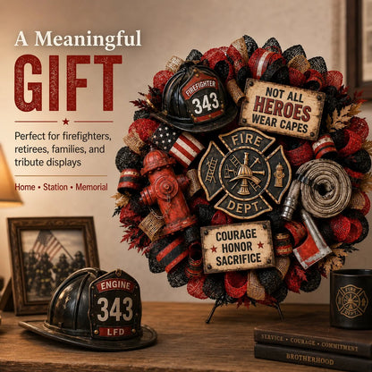 Purpose-Built Honor the Brave – Handcrafted Firefighter Tribute