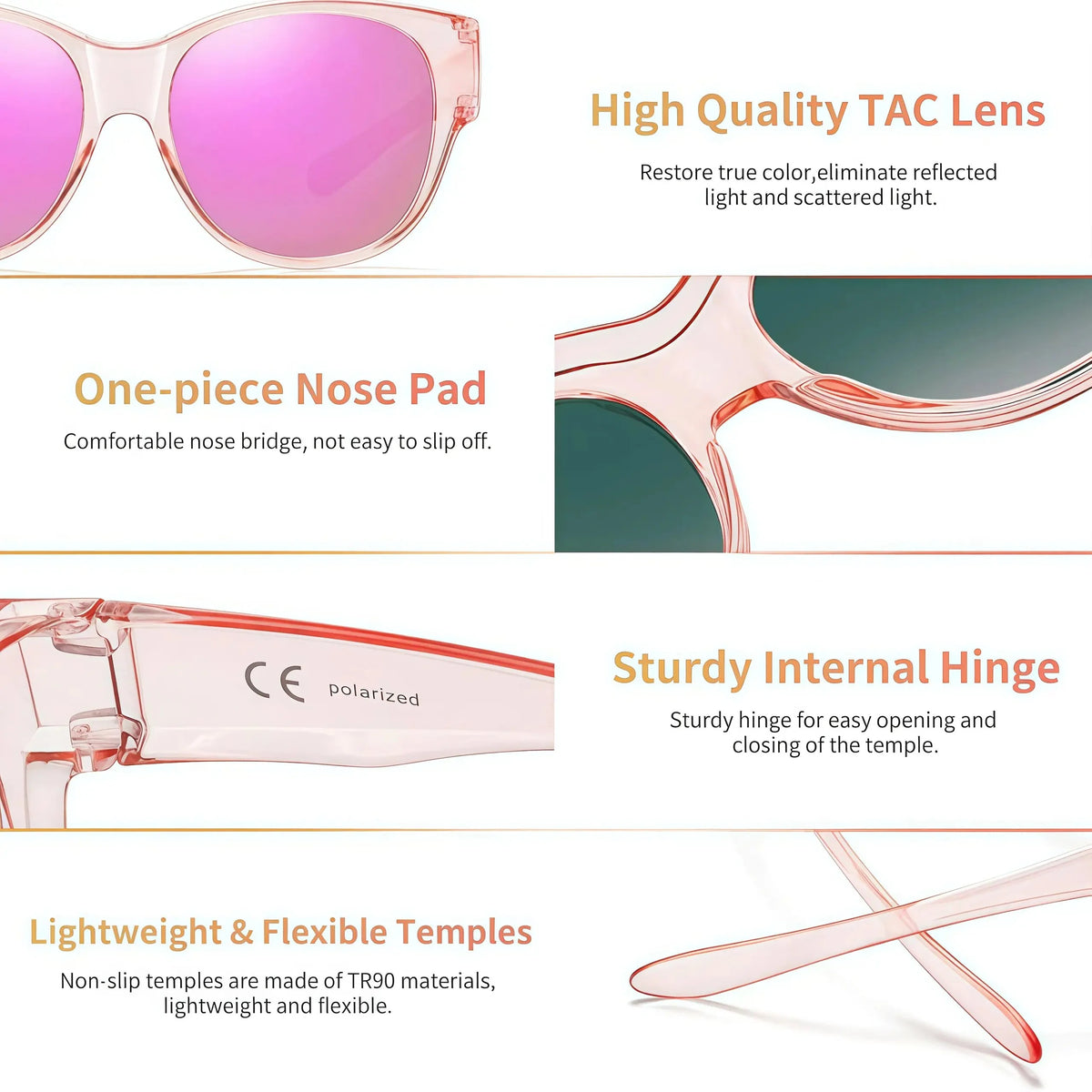 Distinctive Fit-Over Prescription Sunglasses for Everyday Wear