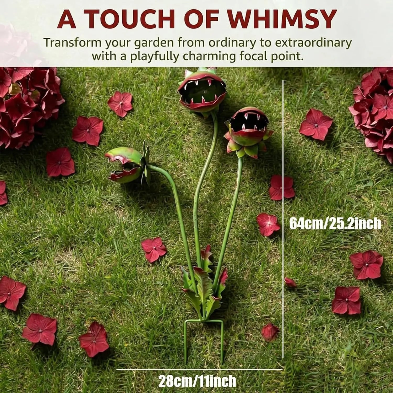 Copper Calla Lily Garden Chime Set for Gentle Outdoor Sound