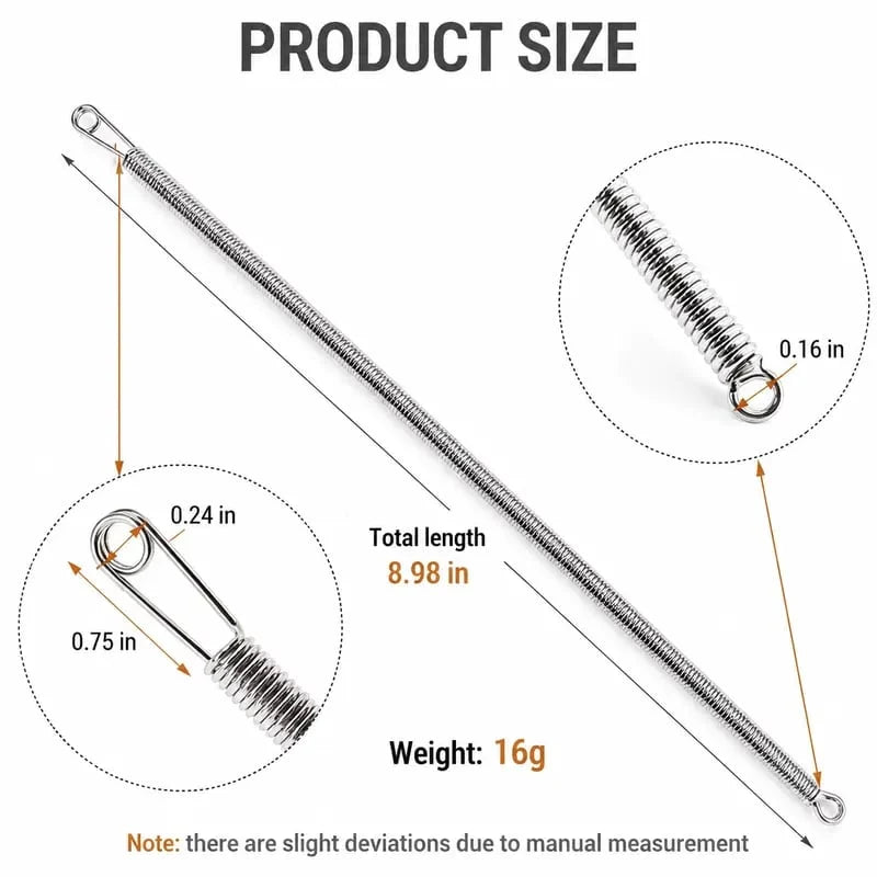 Distinctive Flexible Drawstring Threader Tool – 2PCS Stainless Steel