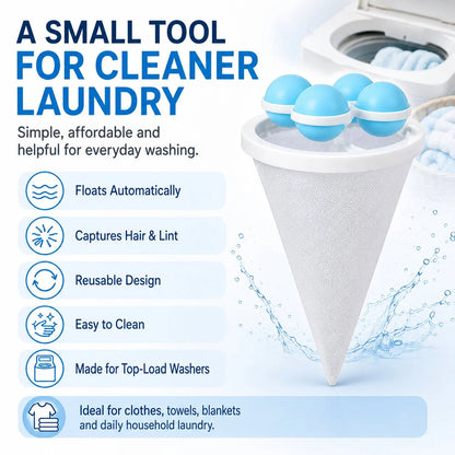 Pet-Friendly Floating Lint & Hair Catcher（3pcs） for Daily Pet Care