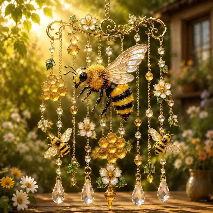 Outdoor-Ready Hummingbird Wind Chime for Garden Display