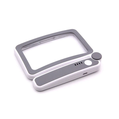 Illuminated 4X Foldable Reading Magnifier