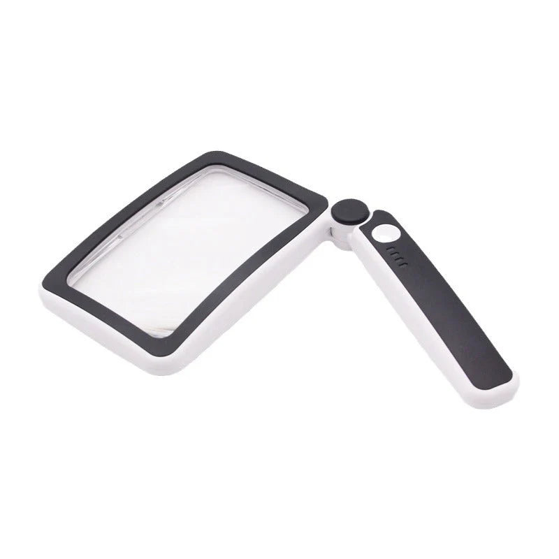 Illuminated 4X Foldable Reading Magnifier
