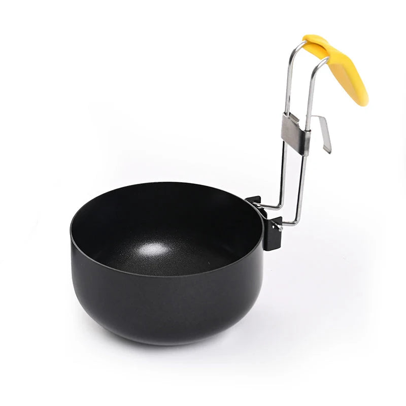 Practical Foldable Non-Stick Egg Poacher Mold for Kitchen Prep