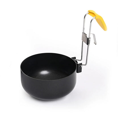 Practical Foldable Non-Stick Egg Poacher Mold for Kitchen Prep